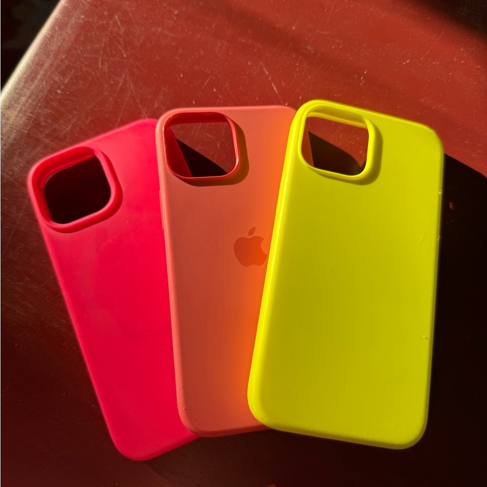 Vibrant Silicone Phone Cases - Set of 3 (iPhone 13 mini)